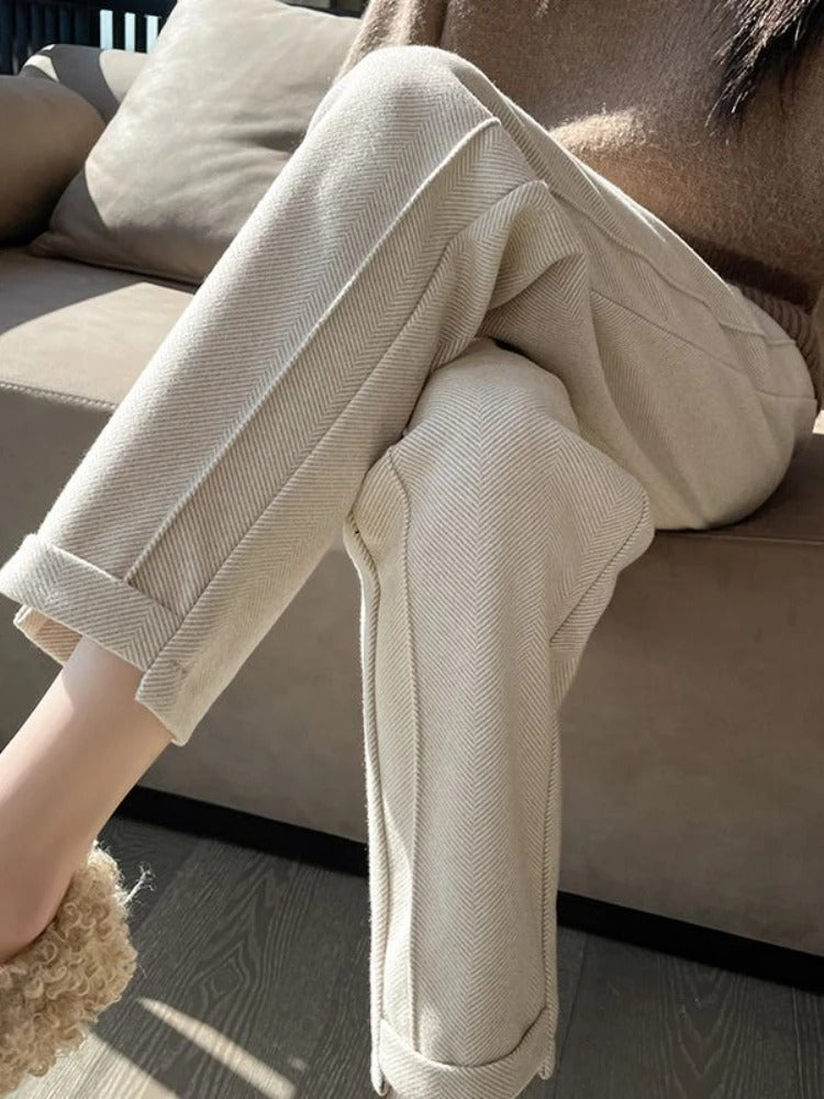 Tweed Elegance Fall-Winter Pants