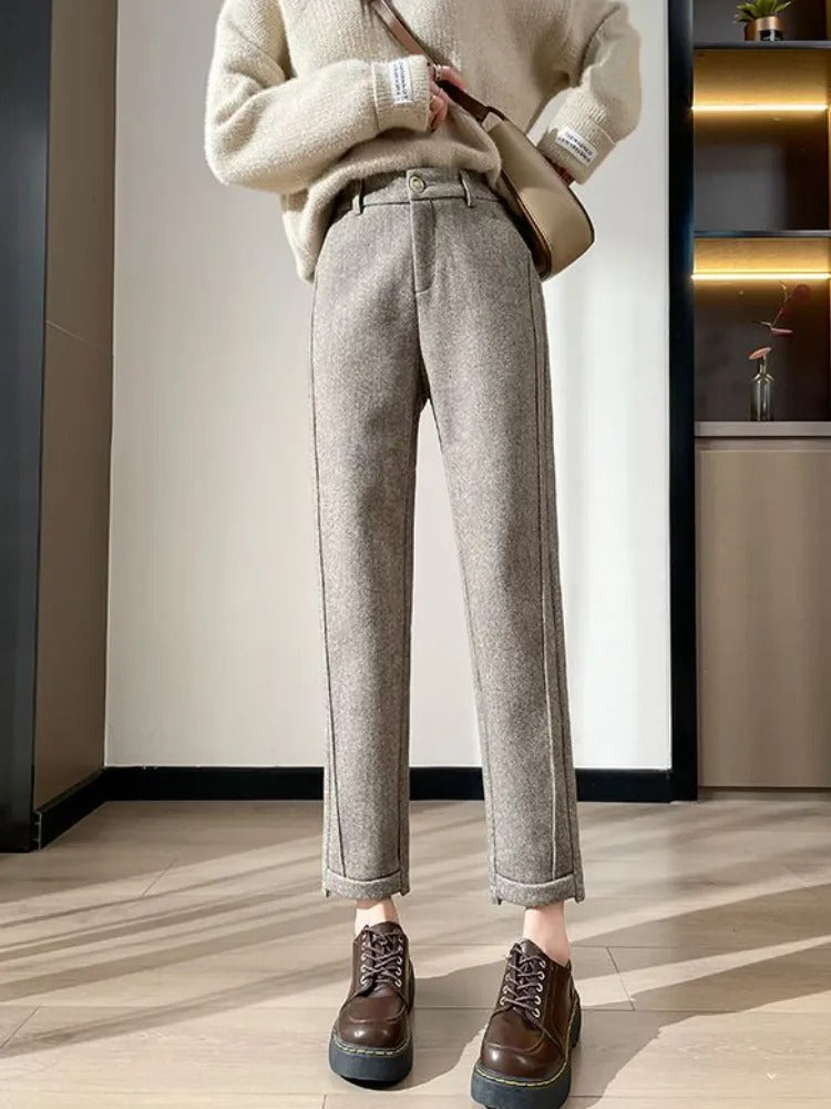 Tweed Elegance Fall-Winter Pants