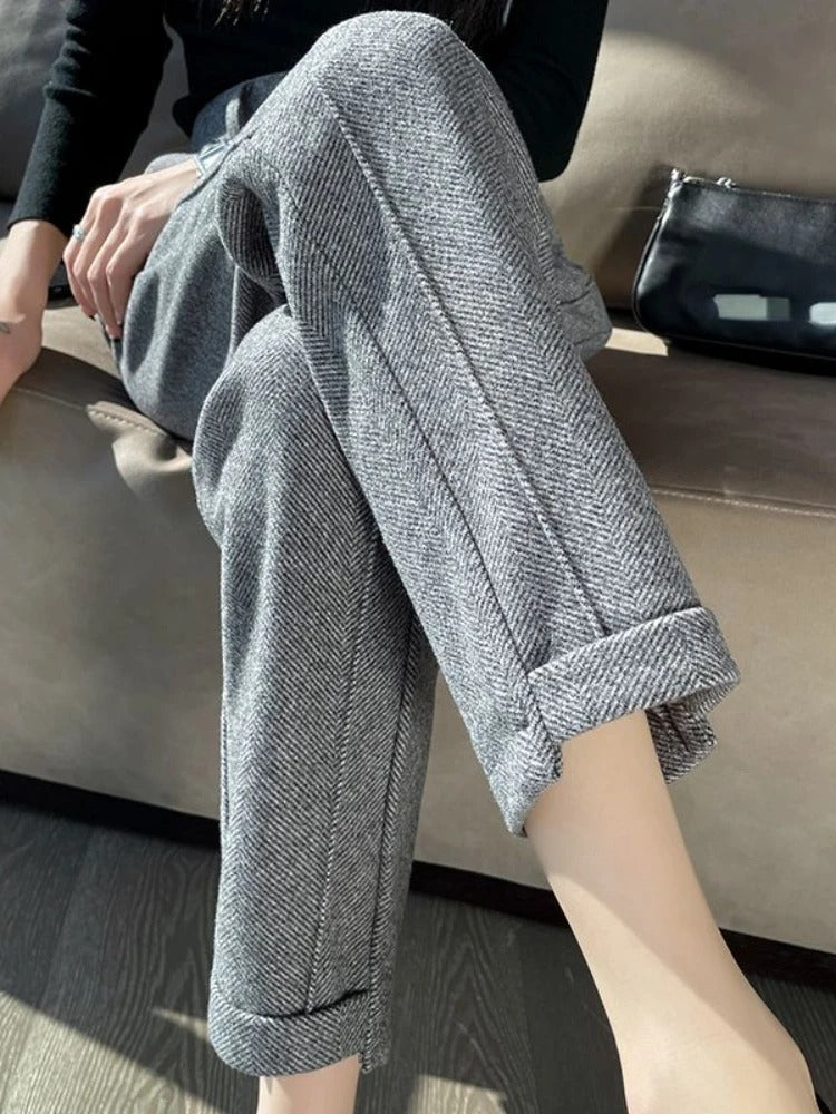 Tweed Elegance Fall-Winter Pants